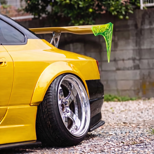 Universal acrylic spoiler end - acrylic,