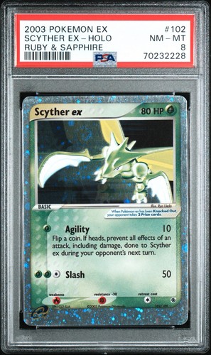 2003 pokemon scyther holo - 2003, ex