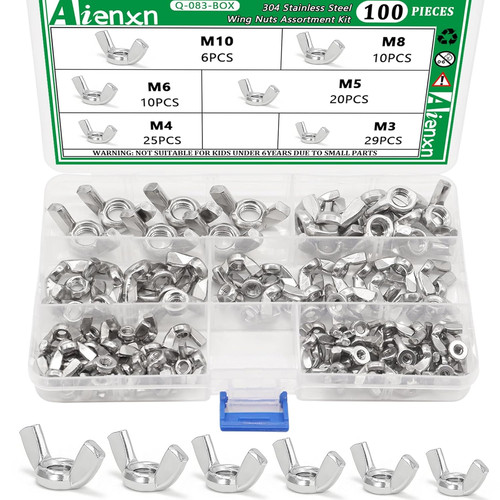 100pcs stainless steel - 100pcs,