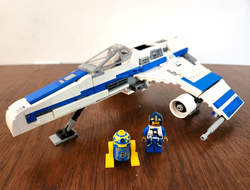 Lego star wars wing fighter - wars, e-wing