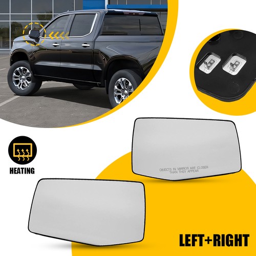2pcs wing mirror - glass, heated