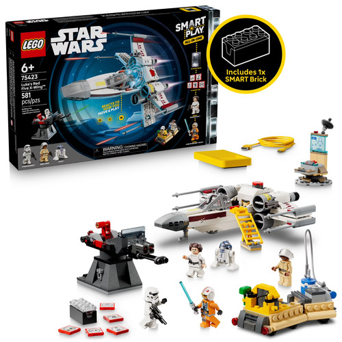 Lego star wars - red, five