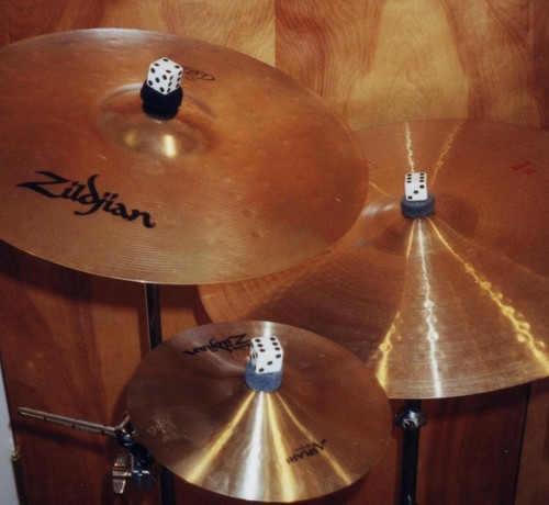 Dice knob cymbal wing - nuts, for
