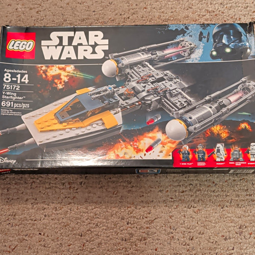 Lego star wars wing - star, y-wing