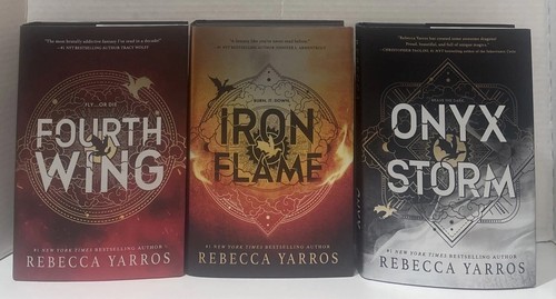 Fourth wing trilogy hardcover - wing,